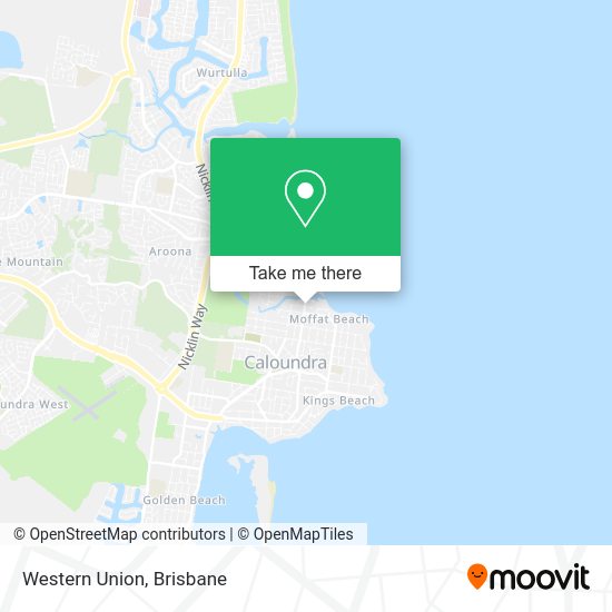 Western Union map