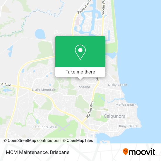 MCM Maintenance map