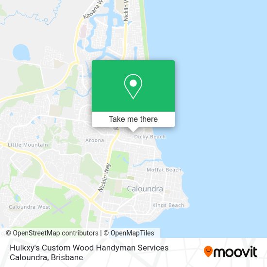 Hulkxy's Custom Wood Handyman Services Caloundra map