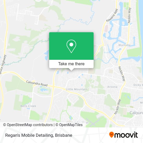 Regan's Mobile Detailing map