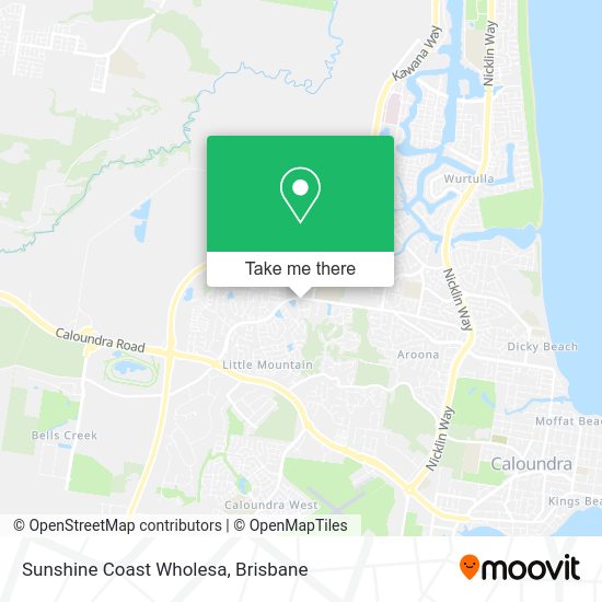 Sunshine Coast Wholesa map