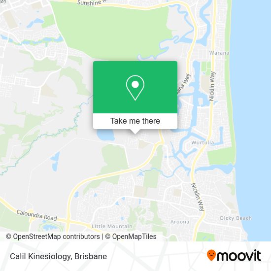 Calil Kinesiology map