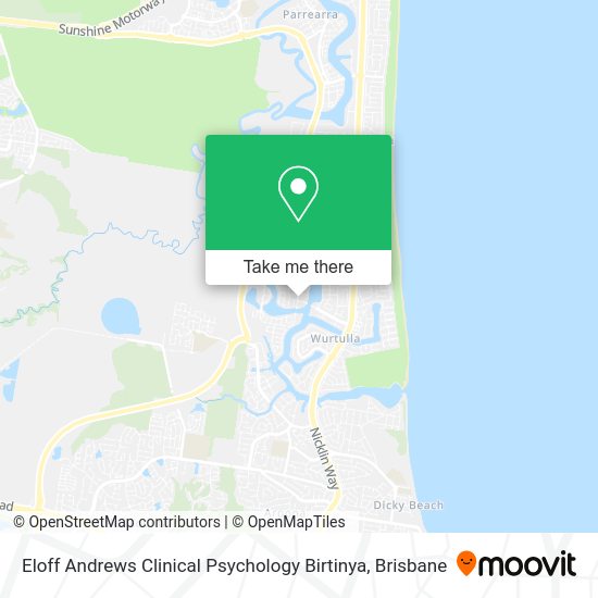 Eloff Andrews Clinical Psychology Birtinya map