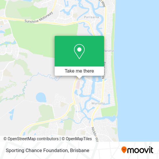 Sporting Chance Foundation map