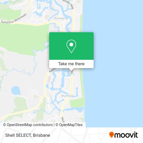 Shell SELECT map