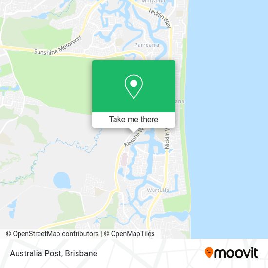 Australia Post map