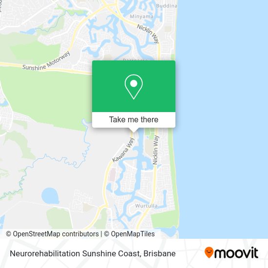 Neurorehabilitation Sunshine Coast map