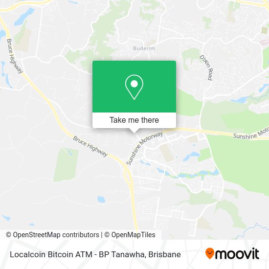 Localcoin Bitcoin ATM - BP Tanawha map