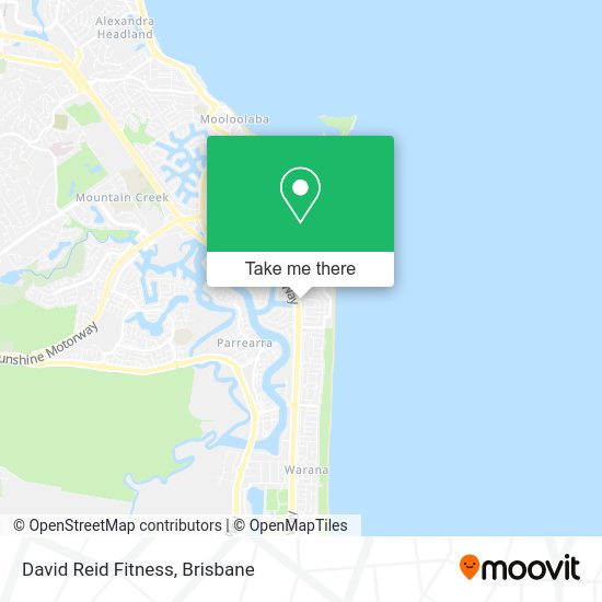 David Reid Fitness map