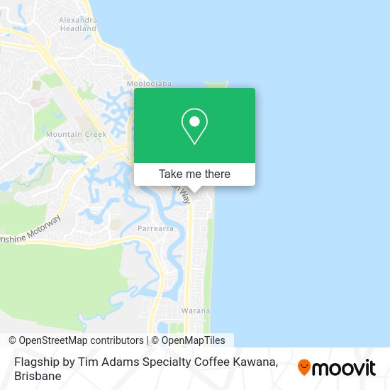 Flagship by Tim Adams Specialty Coffee Kawana map
