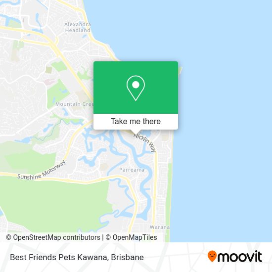 Best Friends Pets Kawana map