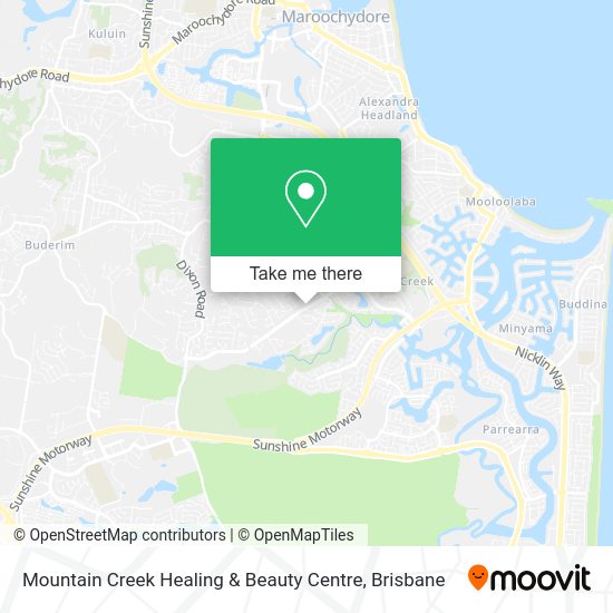 Mountain Creek Healing & Beauty Centre map