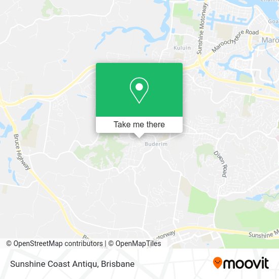 Sunshine Coast Antiqu map