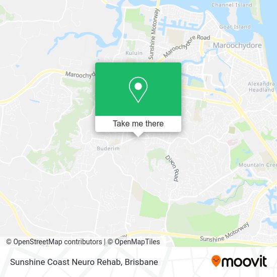 Sunshine Coast Neuro Rehab map