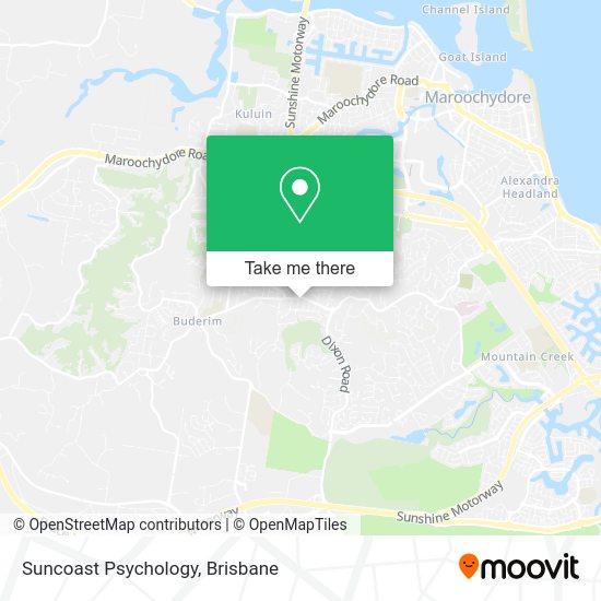 Suncoast Psychology map