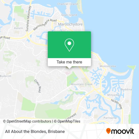 All About the Blondes map