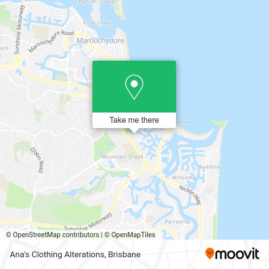 Ana's Clothing Alterations map