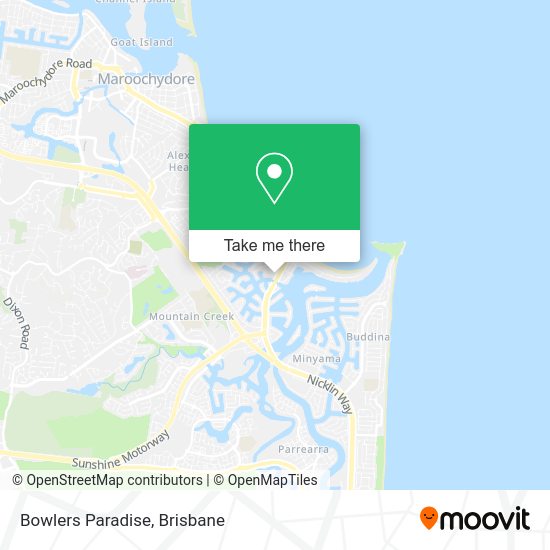 Bowlers Paradise map