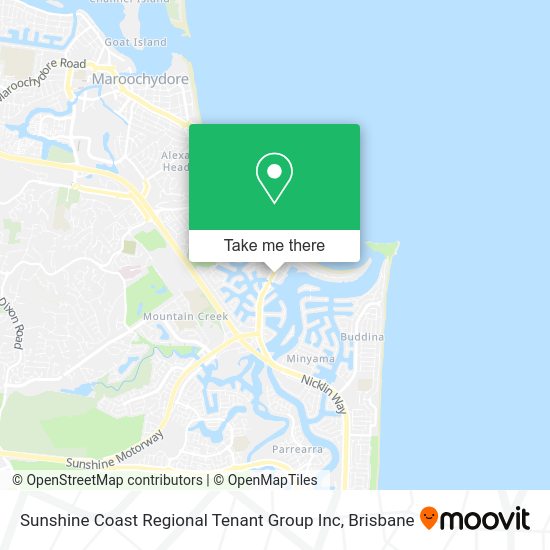 Sunshine Coast Regional Tenant Group Inc map