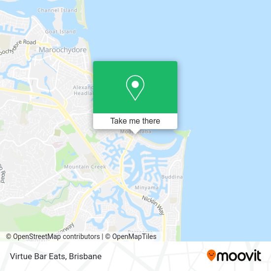 Virtue Bar Eats map