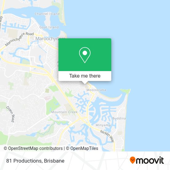 81 Productions map