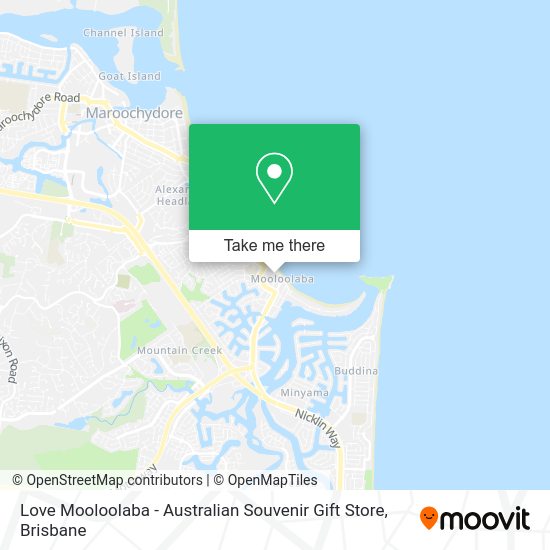 Love Mooloolaba - Australian Souvenir Gift Store map