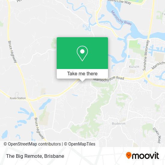 The Big Remote map