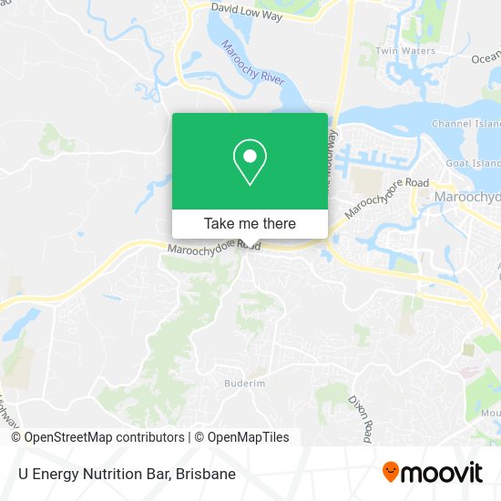 U Energy Nutrition Bar map