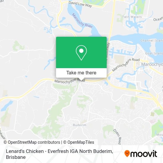 Lenard's Chicken - Everfresh IGA North Buderim map