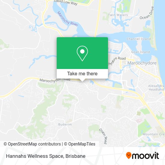 Hannahs Wellness Space map