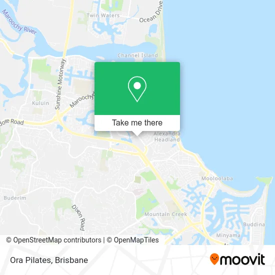 Ora Pilates map