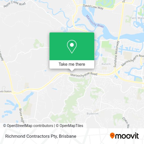 Richmond Contractors Pty map