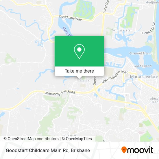 Goodstart Childcare Main Rd map