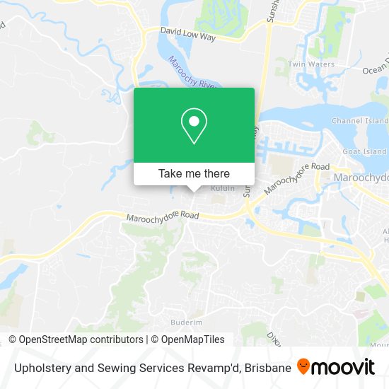 Upholstery and Sewing Services Revamp'd map