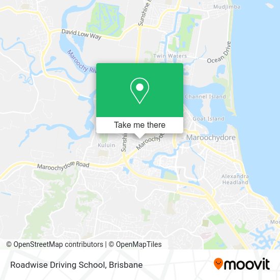 Roadwise Driving School map