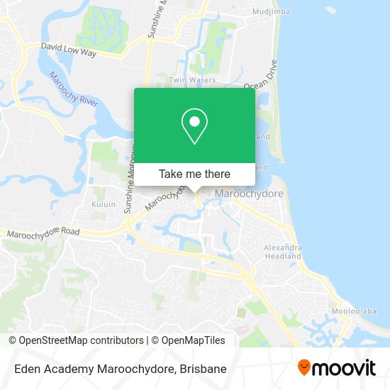Eden Academy Maroochydore map