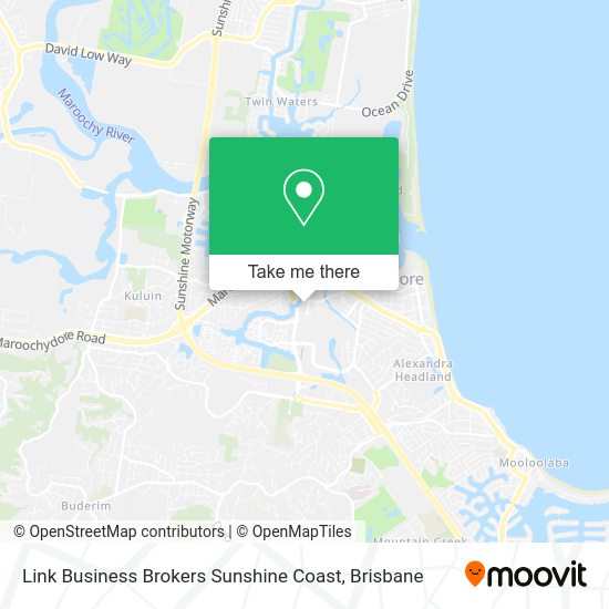 Link Business Brokers Sunshine Coast map
