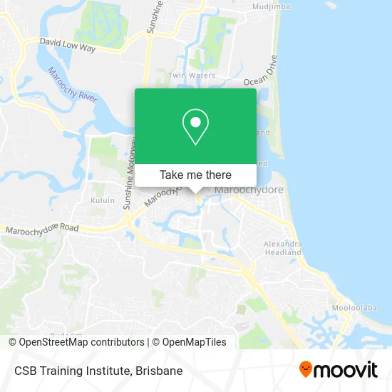 CSB Training Institute map