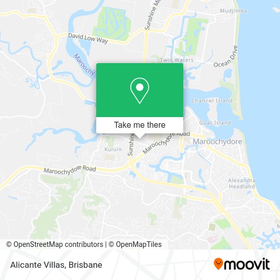 Alicante Villas map