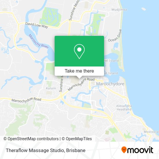 Theraflow Massage Studio map