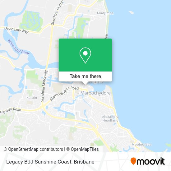 Legacy BJJ Sunshine Coast map