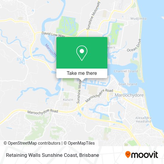 Retaining Walls Sunshine Coast map