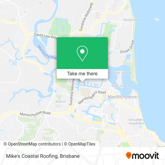 Mike's Coastal Roofing map