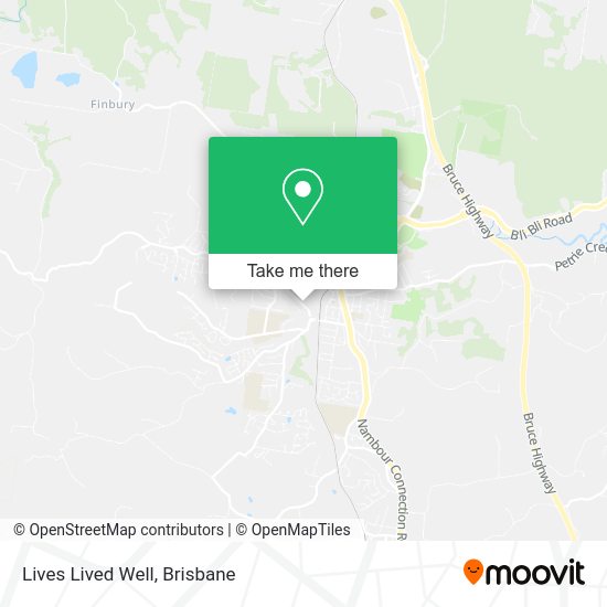 Lives Lived Well map