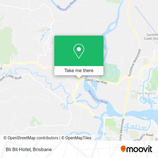 Bli Bli Hotel map