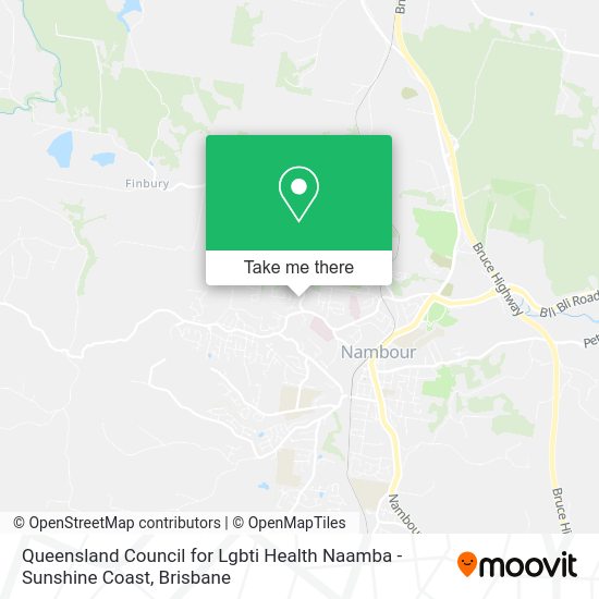 Queensland Council for Lgbti Health Naamba - Sunshine Coast map