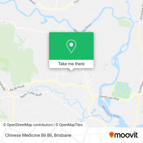 Chinese Medicine Bli Bli map