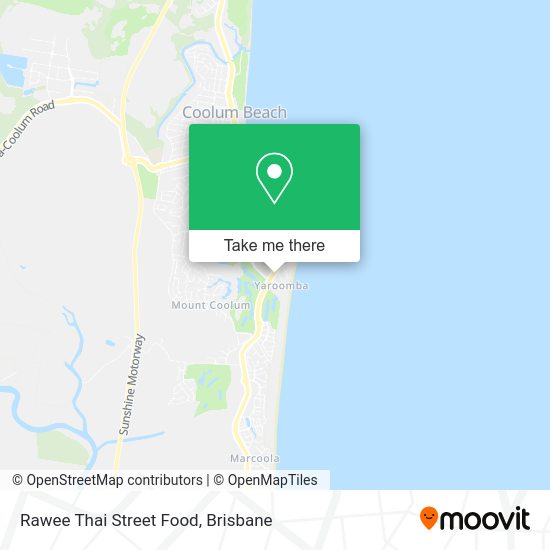 Rawee Thai Street Food map