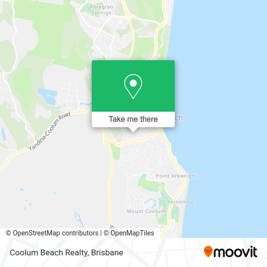 Coolum Beach Realty map