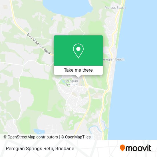 Peregian Springs Retir map